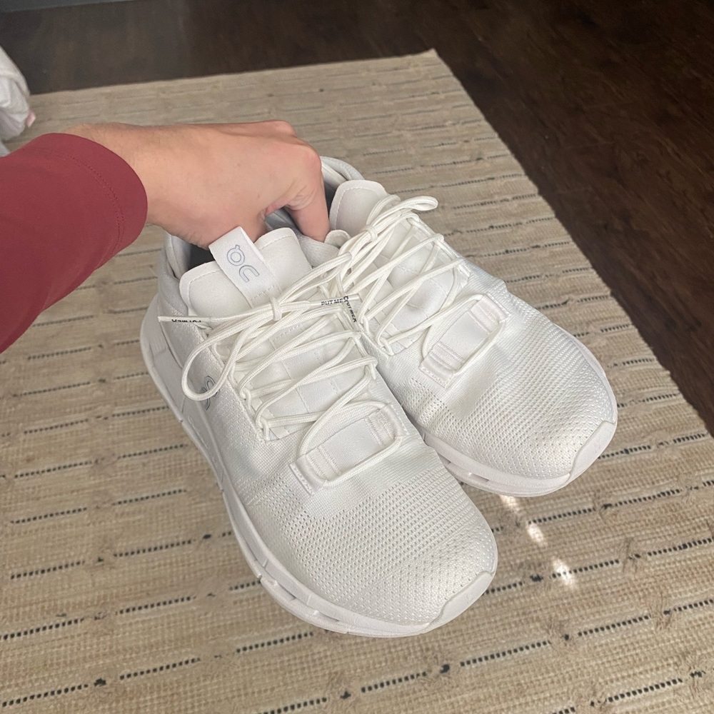 On Cloudnova All White